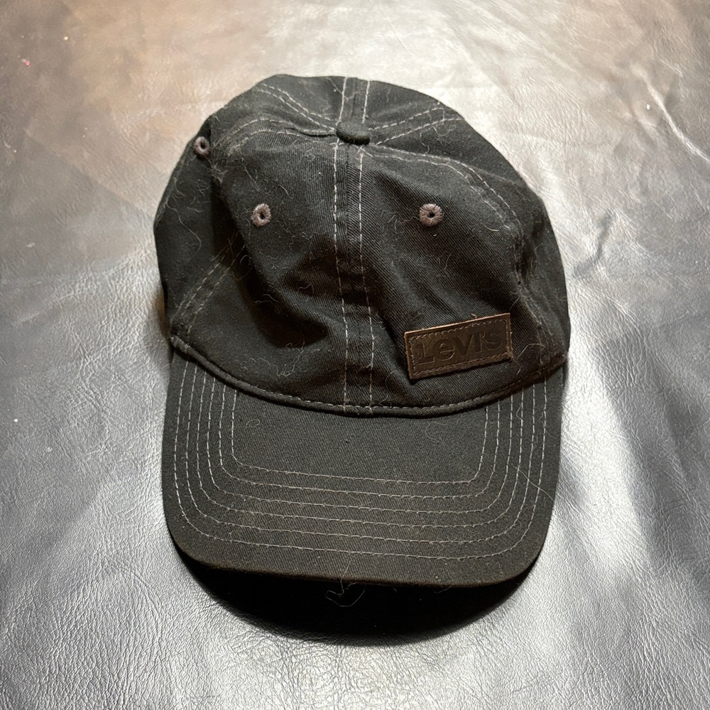 Levi's Dark Blue Hat with Logo Patch